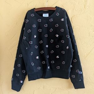 Champion Crew Neck  Logo Sweater